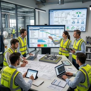 Elektros darbų projektų planavimo ir organizavimo paslauga