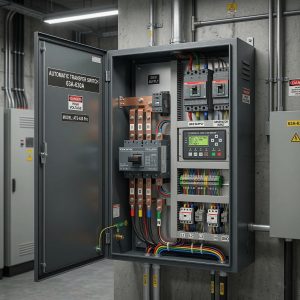 Perjungimo (ATS) skydas – automatinis tinklo/generatoriaus perjungimas